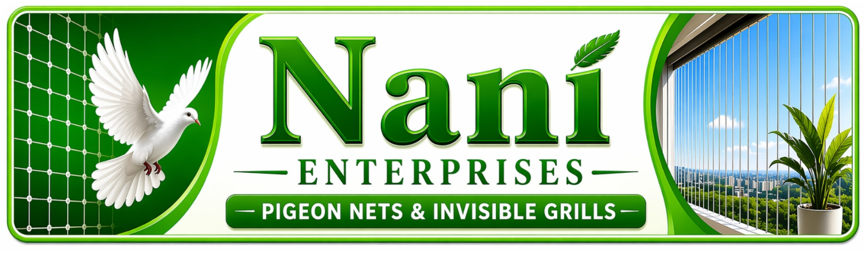 Nani Pigeon Nets Invisible Grills